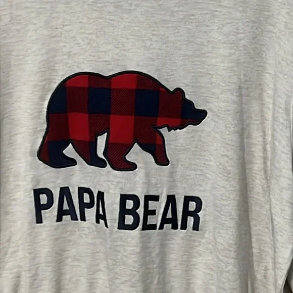 Dearfoams Papa Bear Pajamas - Picture 3 of 7